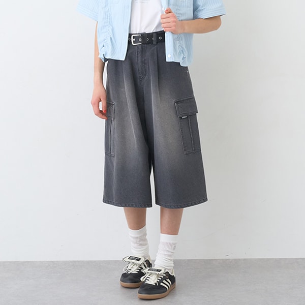 デニムハーフパンツ