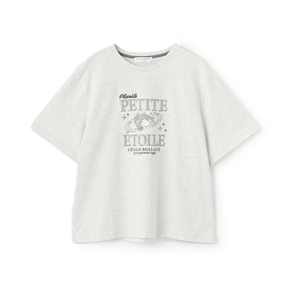 【防汚加工】かすれロゴTシャツ