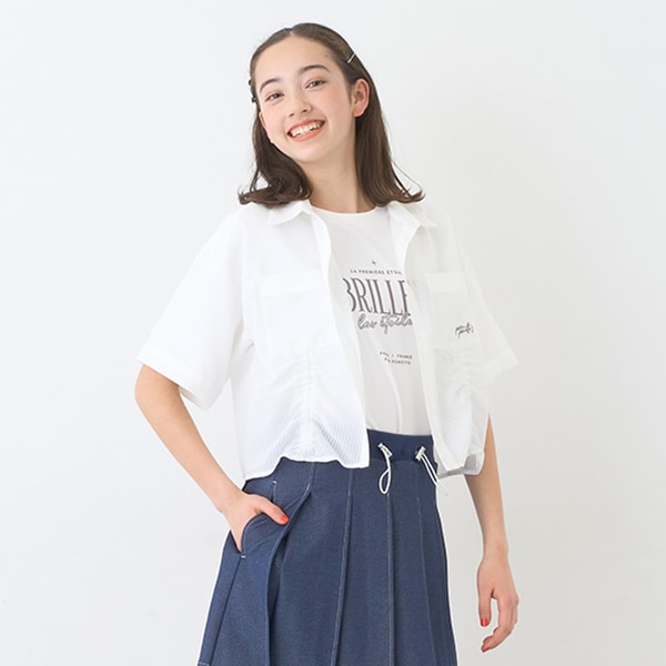 ドロスト半袖シャツ＋Tシャツセット