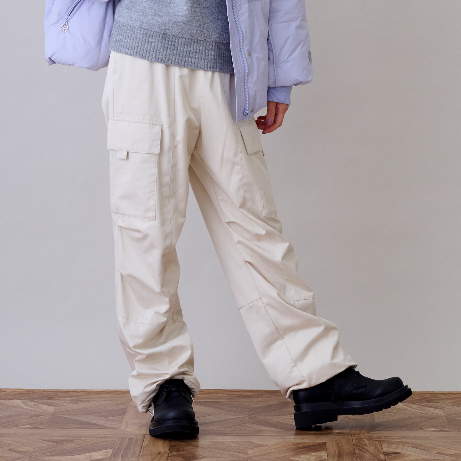【あったか裏起毛】カーゴパンツ