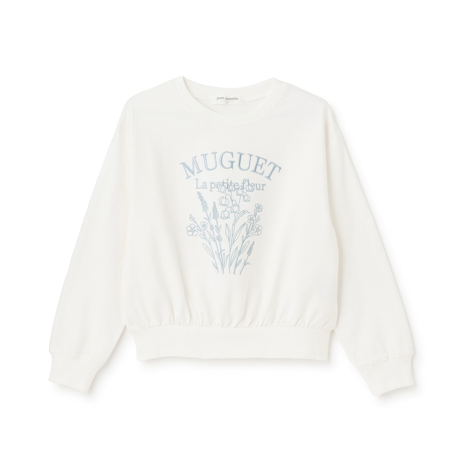 フラワー刺しゅうプルオーバー