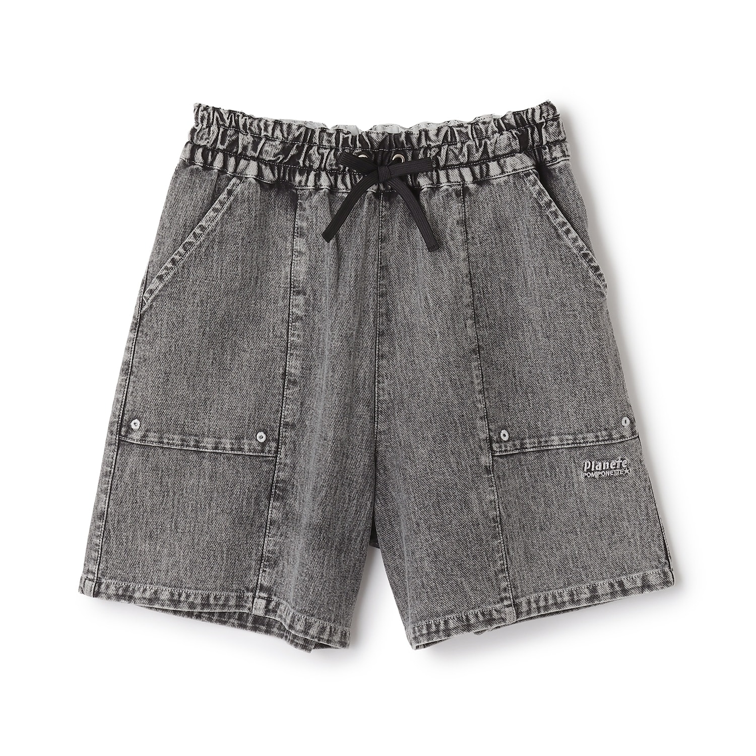 【GOOD PRICE】カットソーデニムショートパンツ