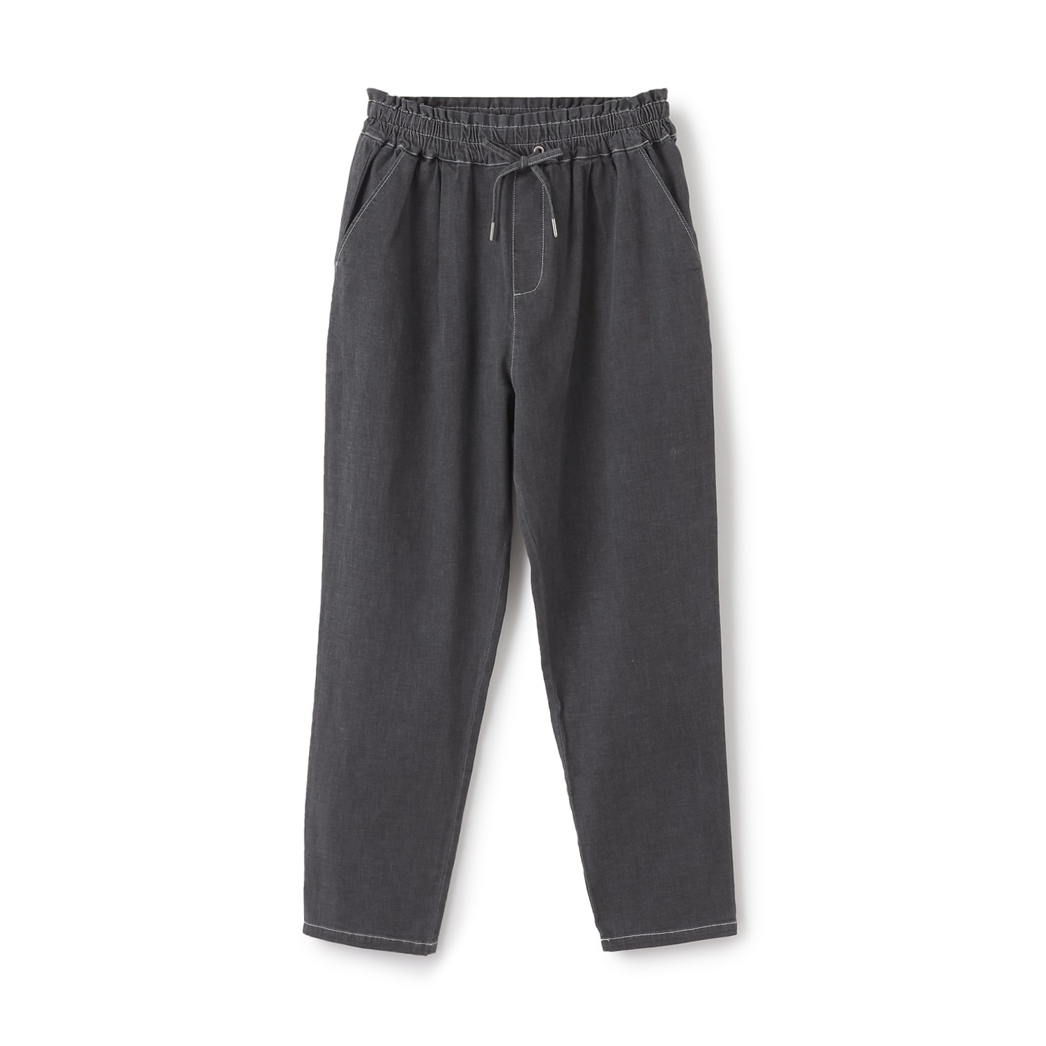 【接触冷感】イージーテーパードパンツ