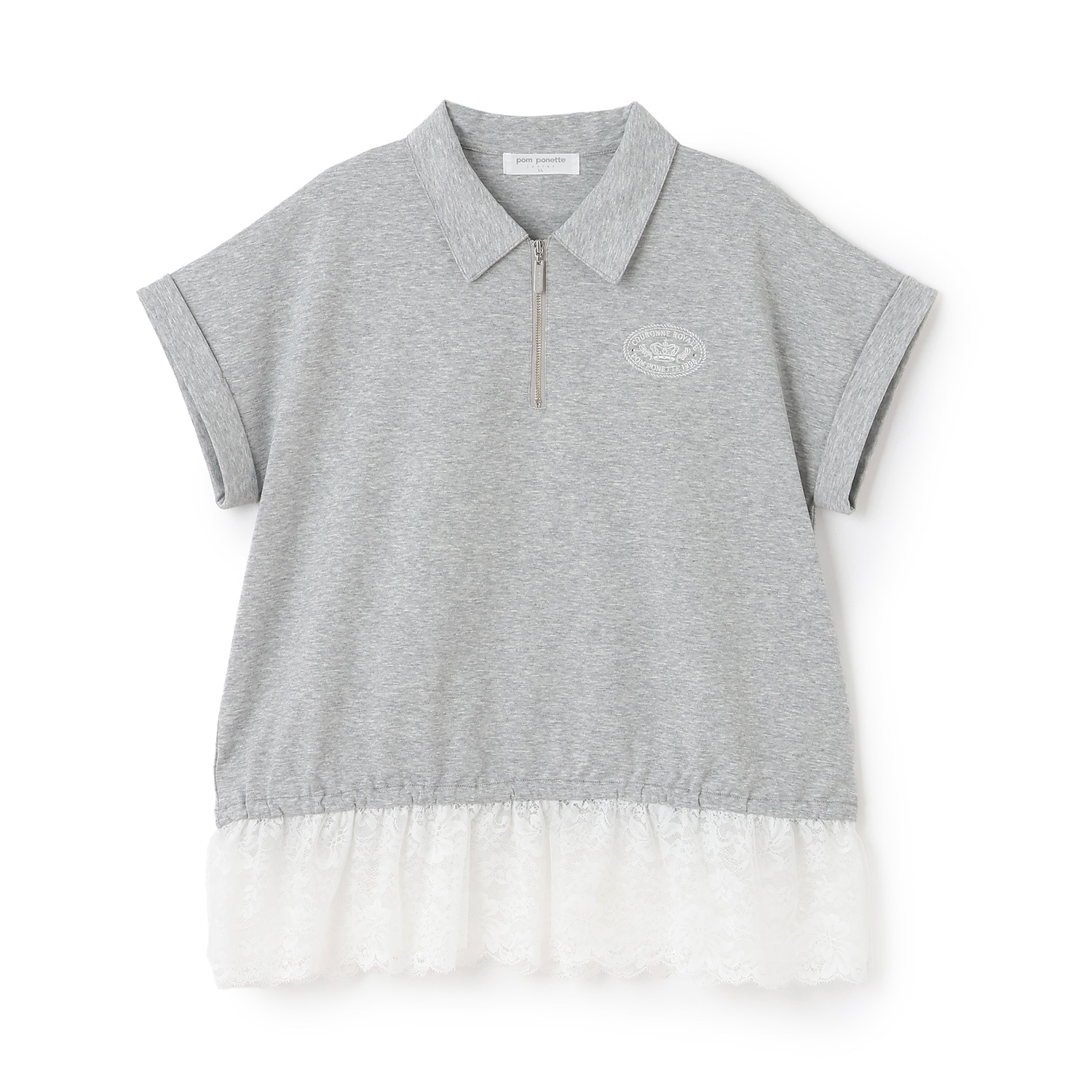 ハーフジップレーストップス