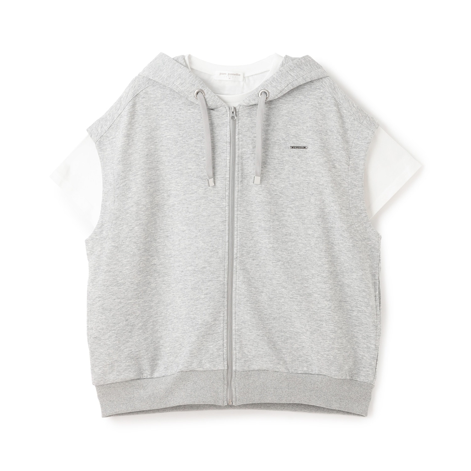 ノースリーブパーカ&Tシャツセット