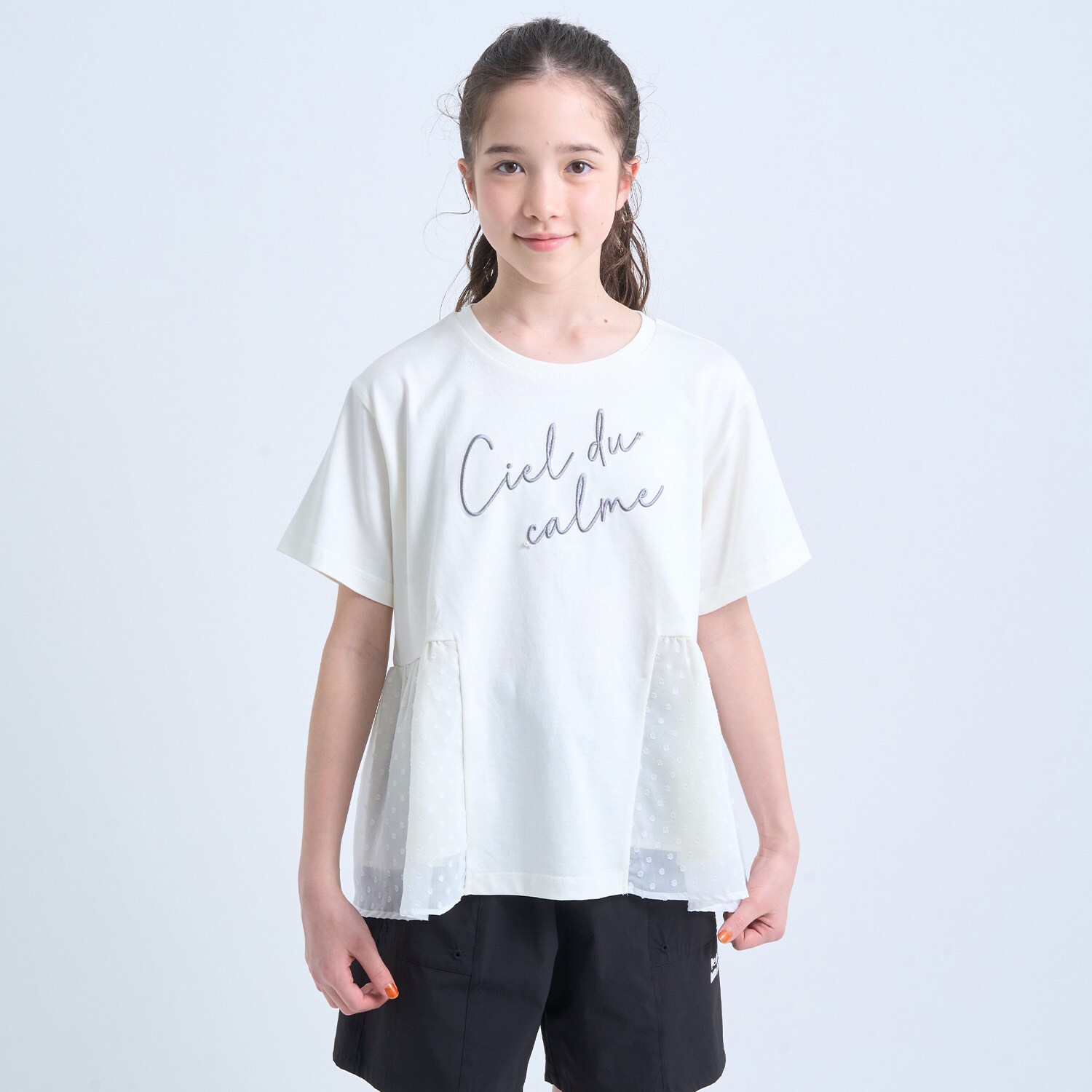 【UVカット・遮熱・接触冷感】ペプラムTシャツ