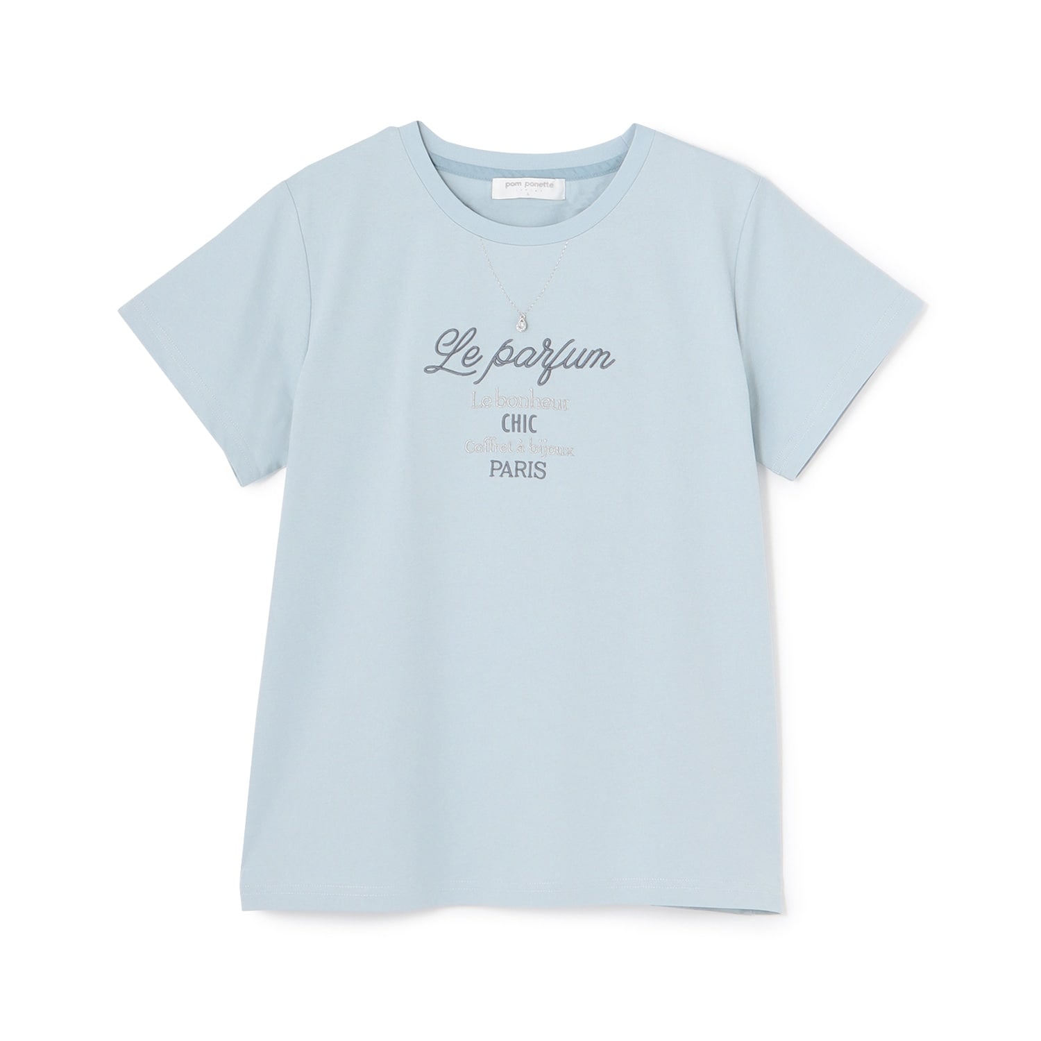 【接触冷感】ネックレス半袖Tシャツ