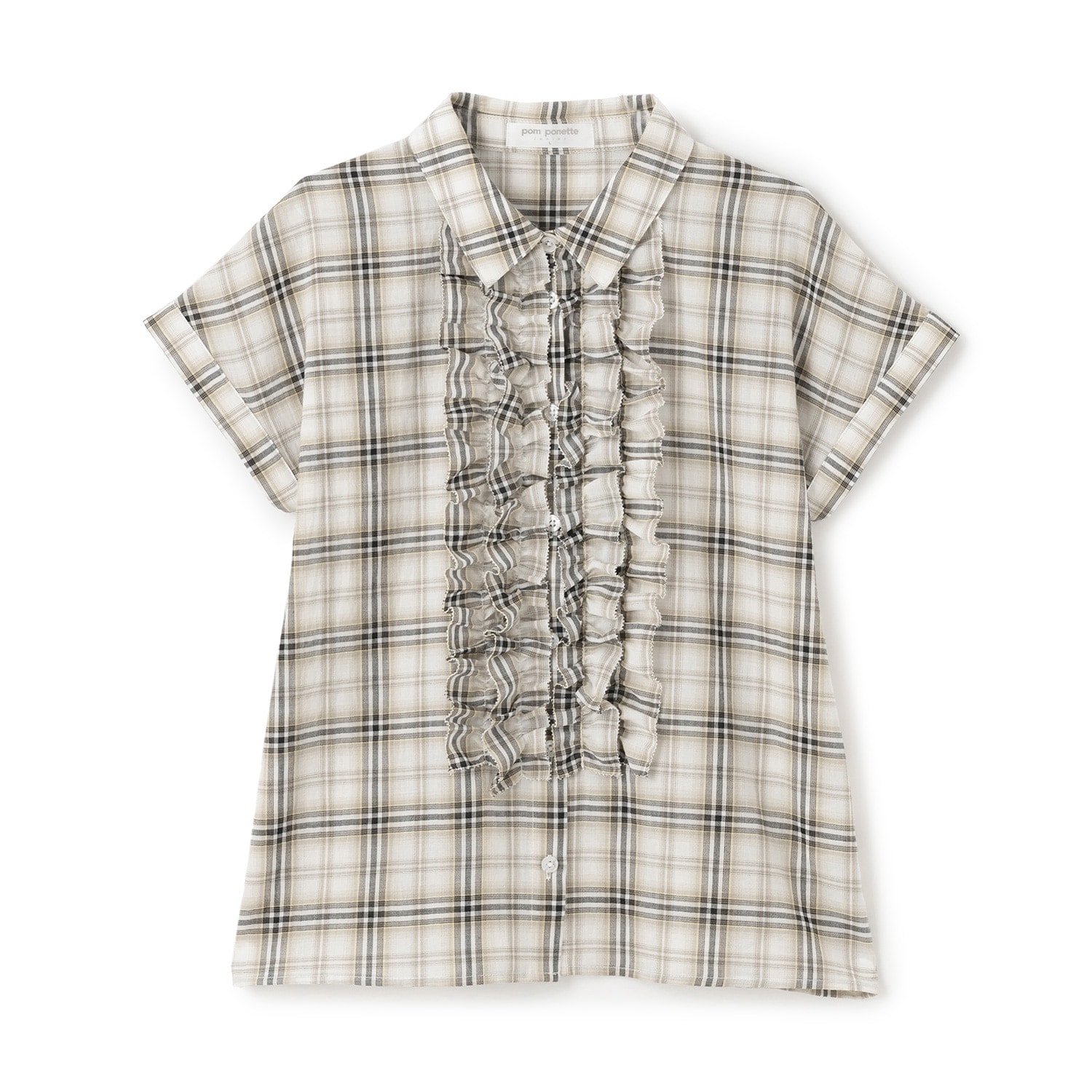 ラッフルブラウス