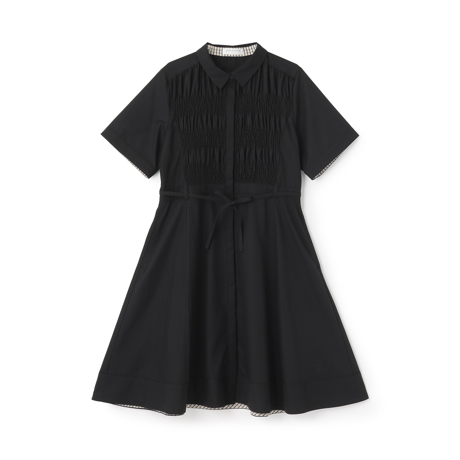 シャーリングワンピース