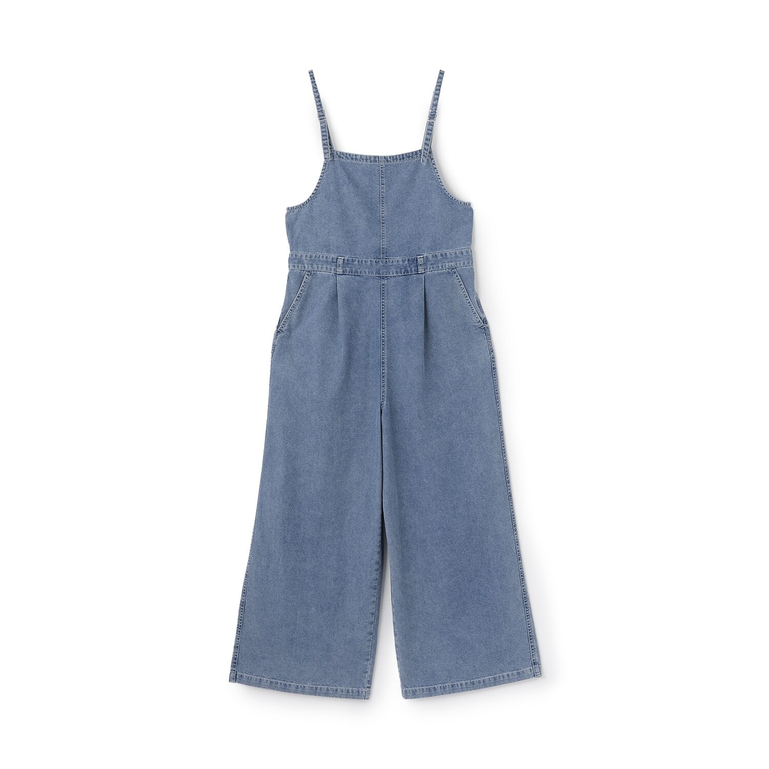 【接触冷感】デニムサロペット