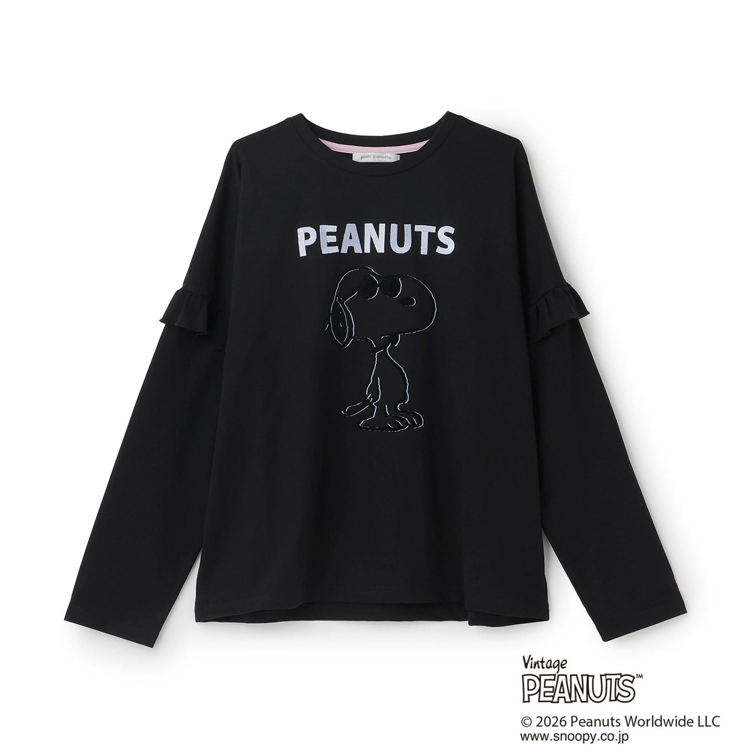 【PEANUTS】【接触冷感】袖取り外しTシャツ
