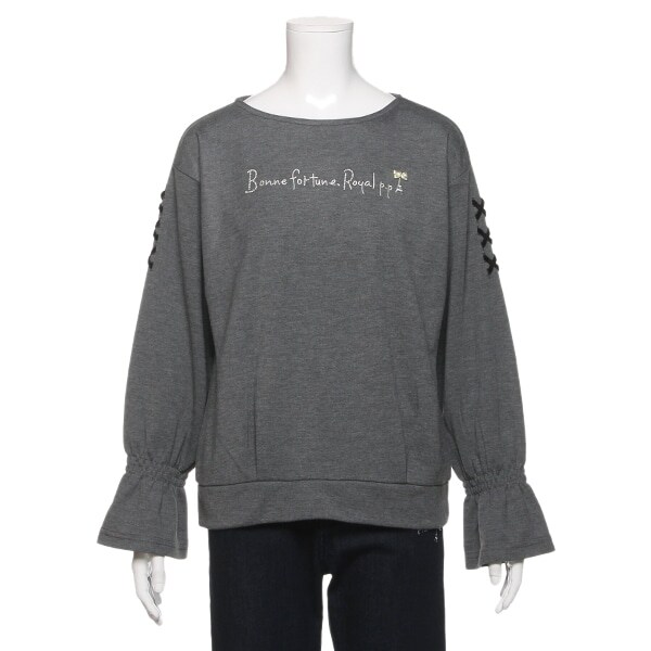 MYINE カットソーx布帛キャンディスリーブトップス MYINE カットソーx布帛キャンディスリーブトップス