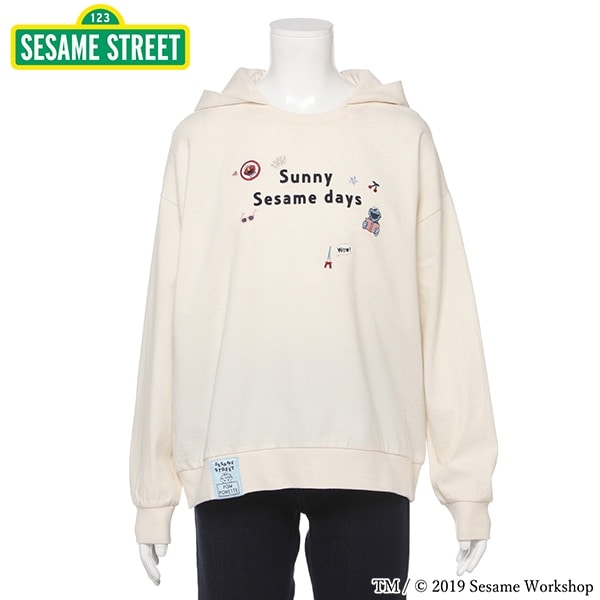 【SESAME STREET】 フロントロゴパーカー