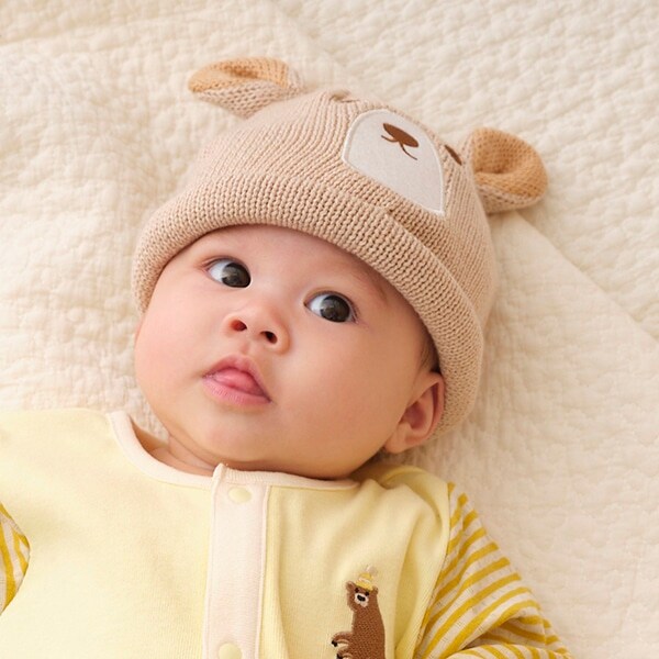 Narumiya Online ナルミヤ オンラインの公式通販サイトアニマルニット帽 46 48cm ベージュ 新生児 Narumiya Online ナルミヤ オンラインの公式通販サイトアニマルニット帽 46 48cm ベージュ 新生児