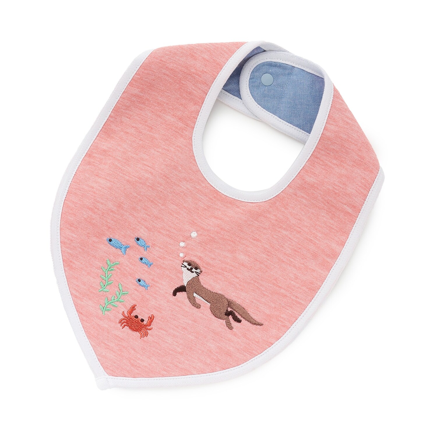 カワウソ刺しゅうスタイ