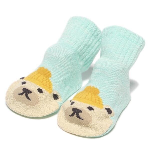 帽子クマクルーソックス