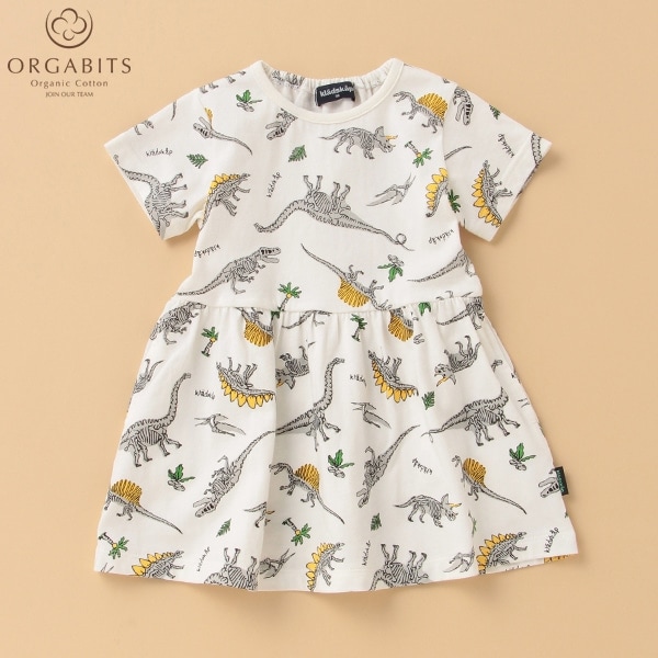 Narumiya Online ナルミヤ オンラインの公式通販サイト 国立科学博物館 オーガビッツ 恐竜切り替えワンピース 80 サックス キッズ