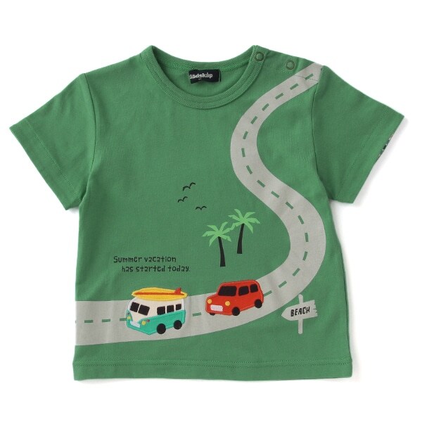 車×道路Tシャツ