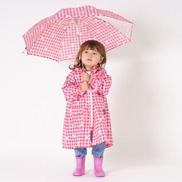Narumiya Online ナルミヤ オンラインの公式通販サイト花 ギンガムチェック柄傘 S 赤 キッズ