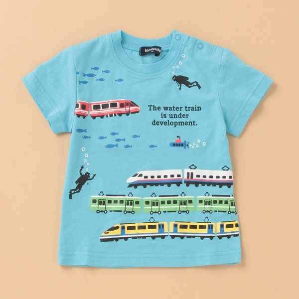 海中電車半袖Tシャツ
