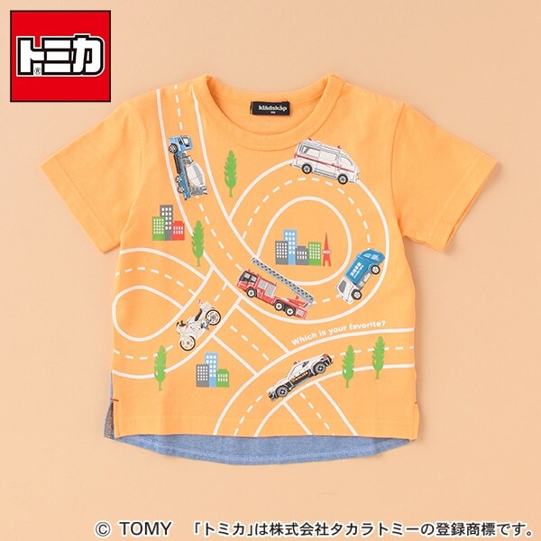 【トミカ】道路半袖Tシャツ