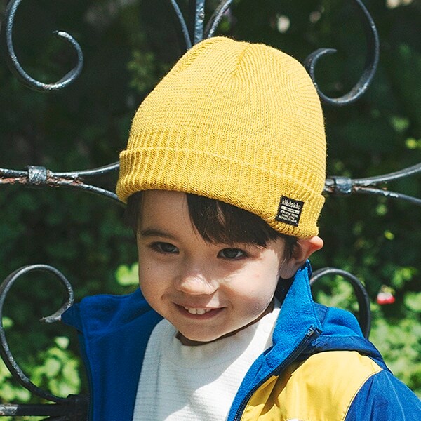 Narumiya Online ナルミヤ オンラインの公式通販サイト恐竜リバーシブルニット帽 M 51 53 カラシ キッズ