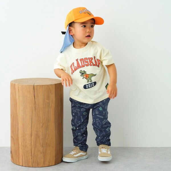 アウトドア恐竜柄ロング丈レギパン