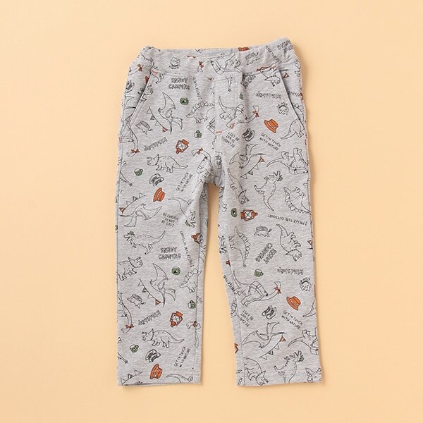 アウトドア恐竜柄ロング丈レギパン