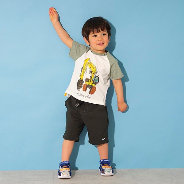 クジラワンポイント5分丈シェフパンツ