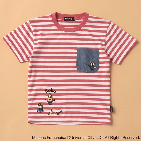 【ミニオン】コラボ ボーダー半袖Tシャツ