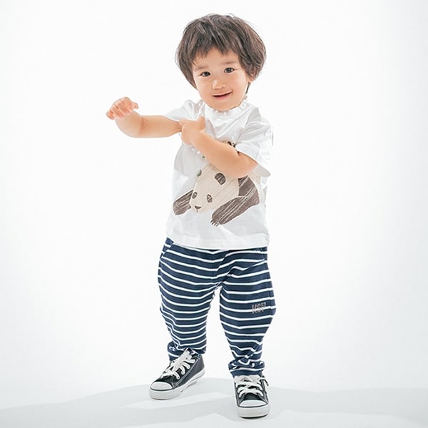 パンダポケット9分丈レギパン(80cm 紺): キッズ - ナルミヤ オンライン