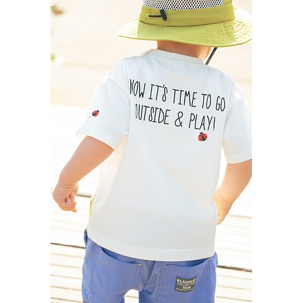 昆虫プリント半袖Tシャツ