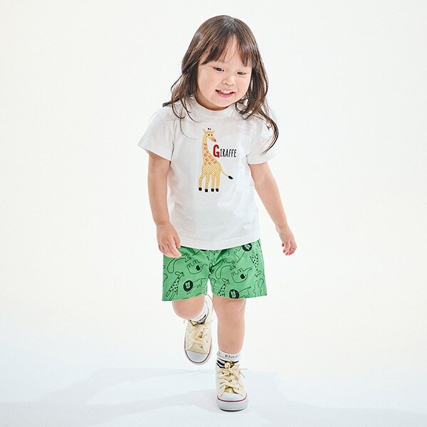 動物半袖Tシャツセットアップ