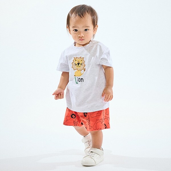 動物半袖Tシャツセットアップ