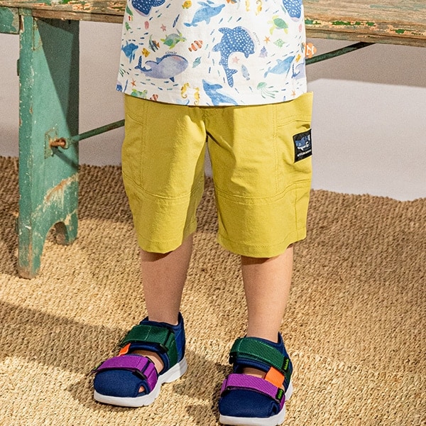 サメ織りネーム5分丈パンツ