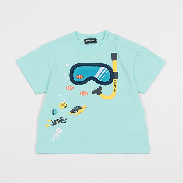 水中メガネ半袖Tシャツ