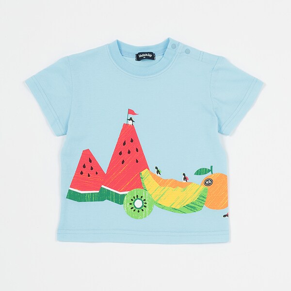フルーツプリント半袖Tシャツ