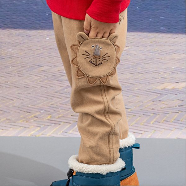 ライオンポケットロング丈テーパードパンツ