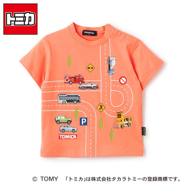 フェリック ファイバードライTシャツ キッズ オレンジ JS110