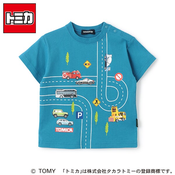 トミカ】半袖Tシャツ(90cm サーモン ピンク): キッズ - ナルミヤ トミカ】半袖Tシャツ(90cm サーモン ピンク): キッズ - ナルミヤ