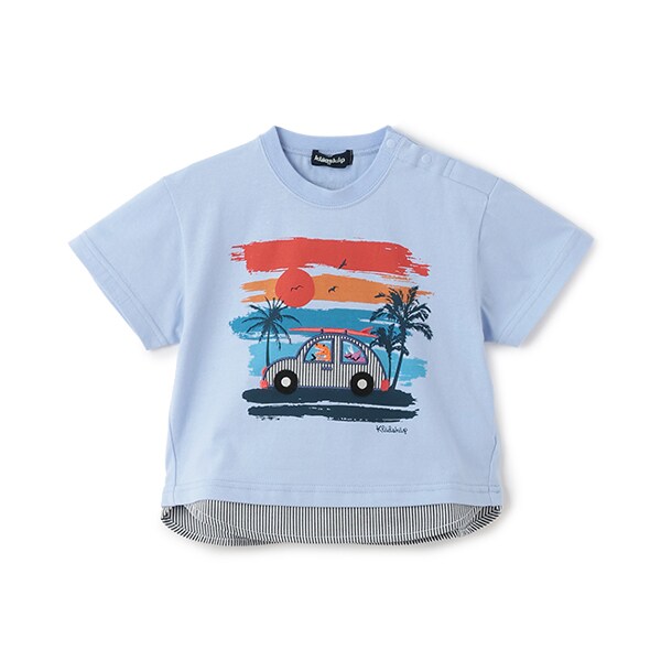 サンセットカー半袖Tシャツ