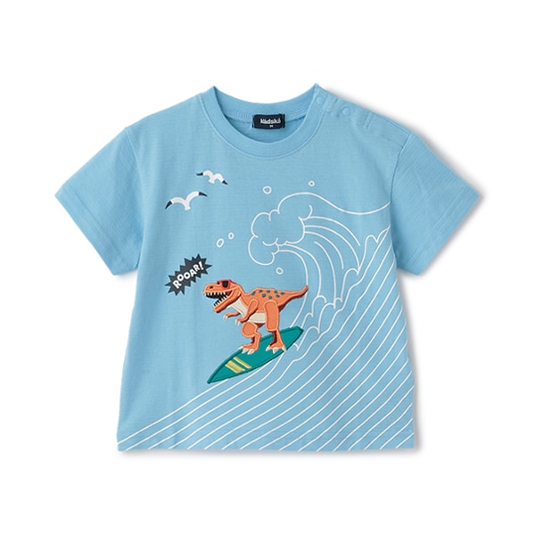サーフィンザウルス半袖Tシャツ