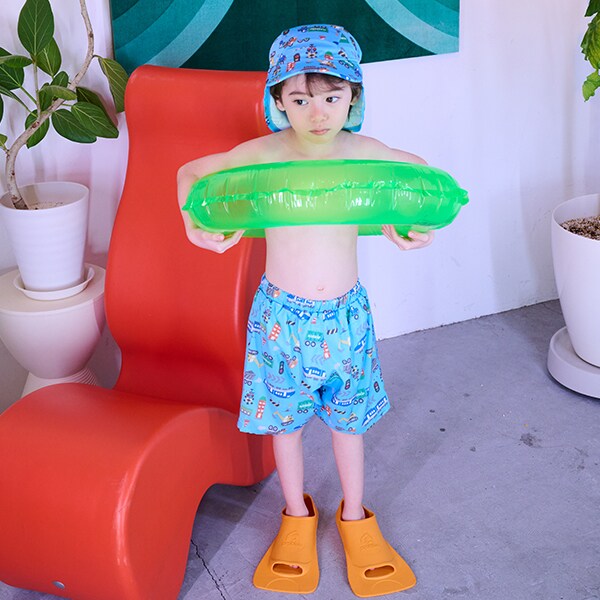 7.25-Inch Palm  Swim Trunk スイム パンツ ★日本未入荷 バックヤードファミリー BACKYARD FAMILY 男の子 キッズ 水着