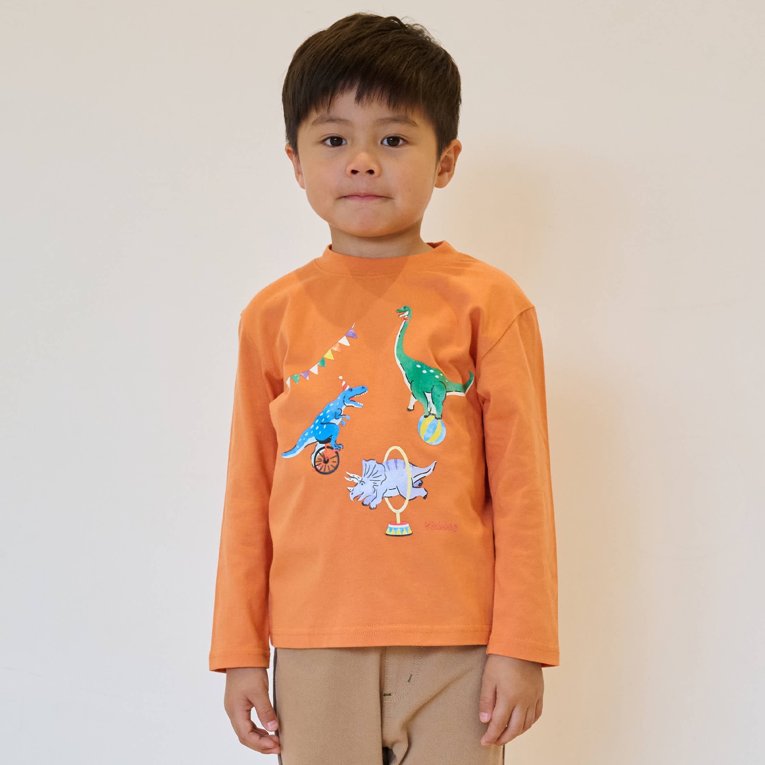 サーカスザウルス長袖Tシャツ