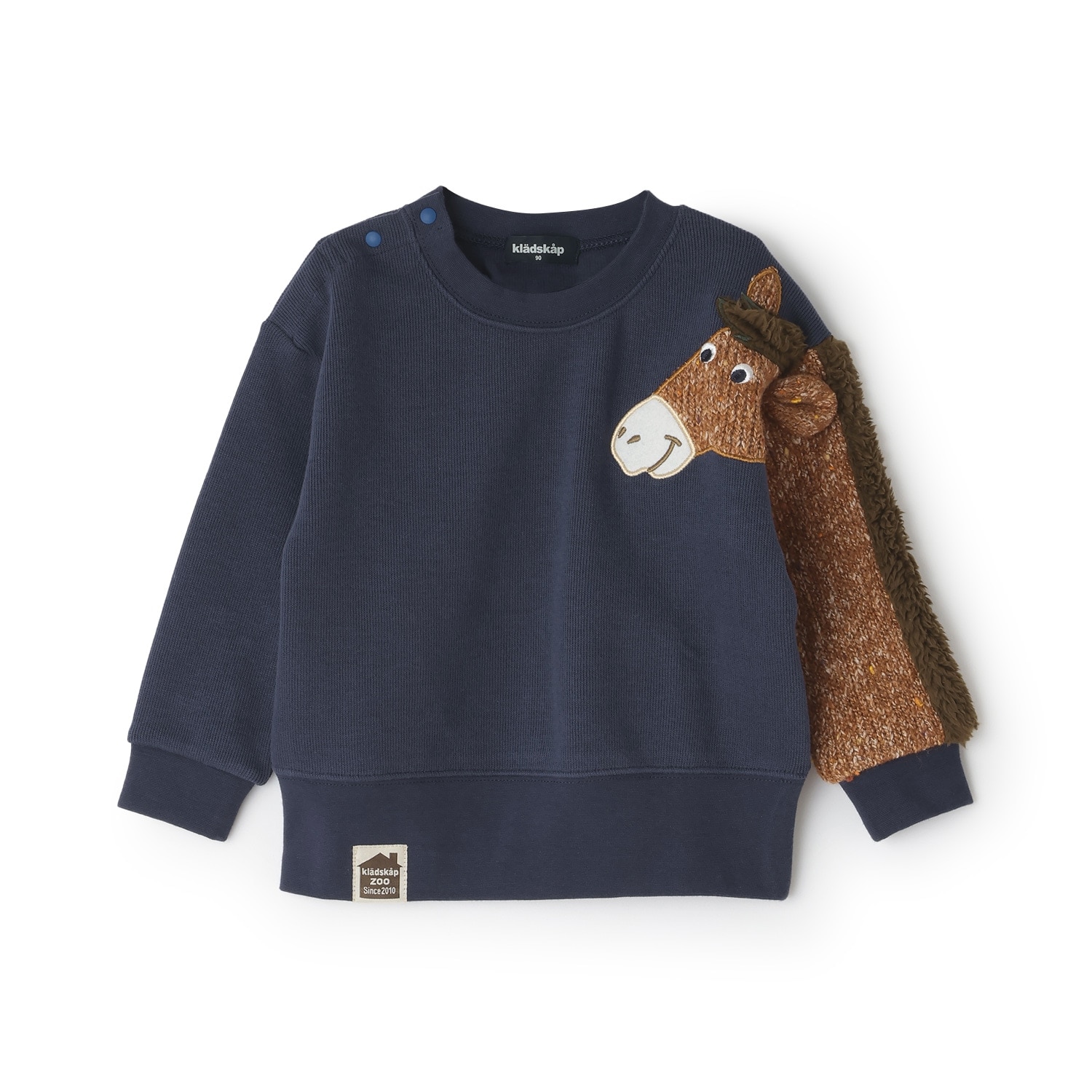 袖ウマトレーナー