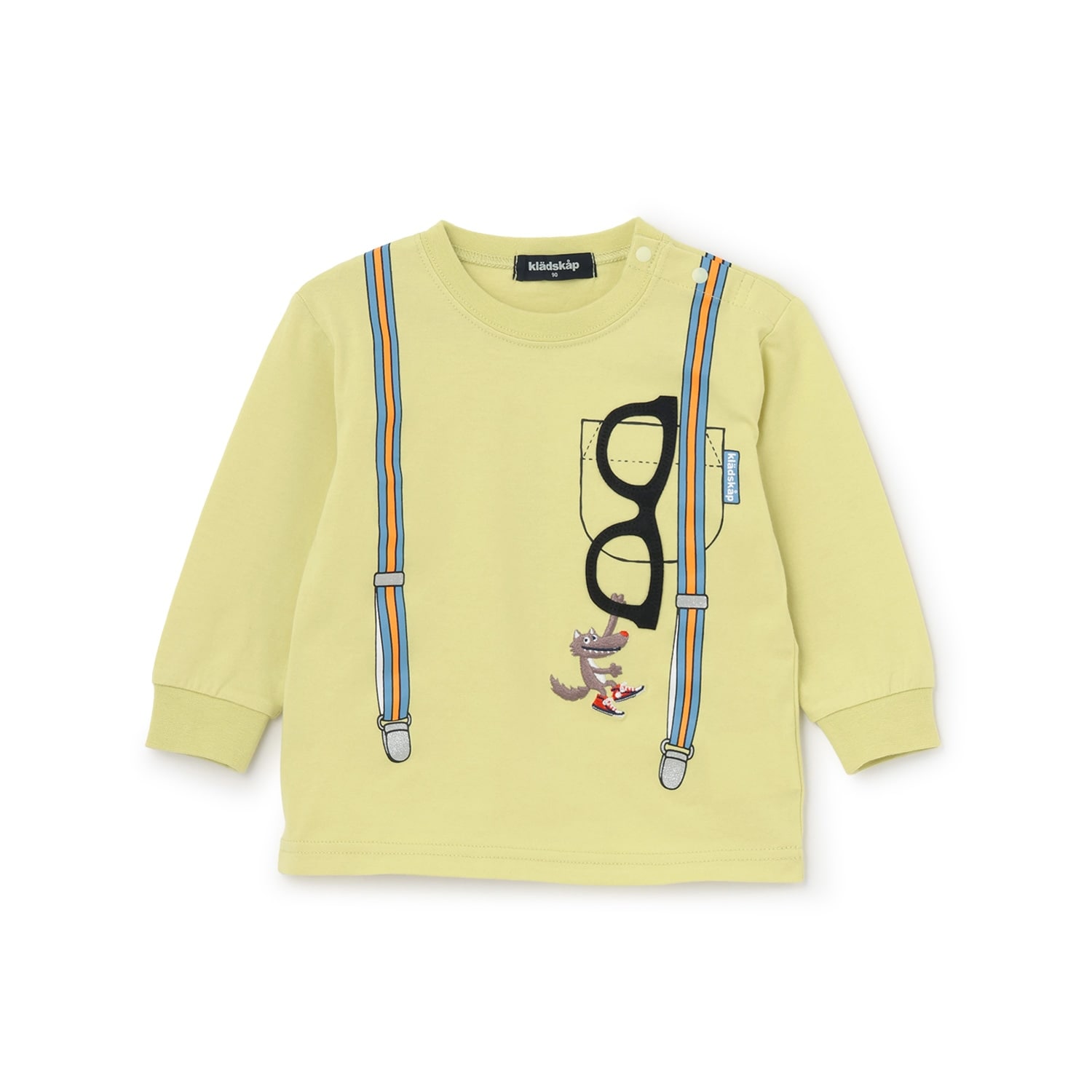 サスペンダートロンプ長袖Tシャツ