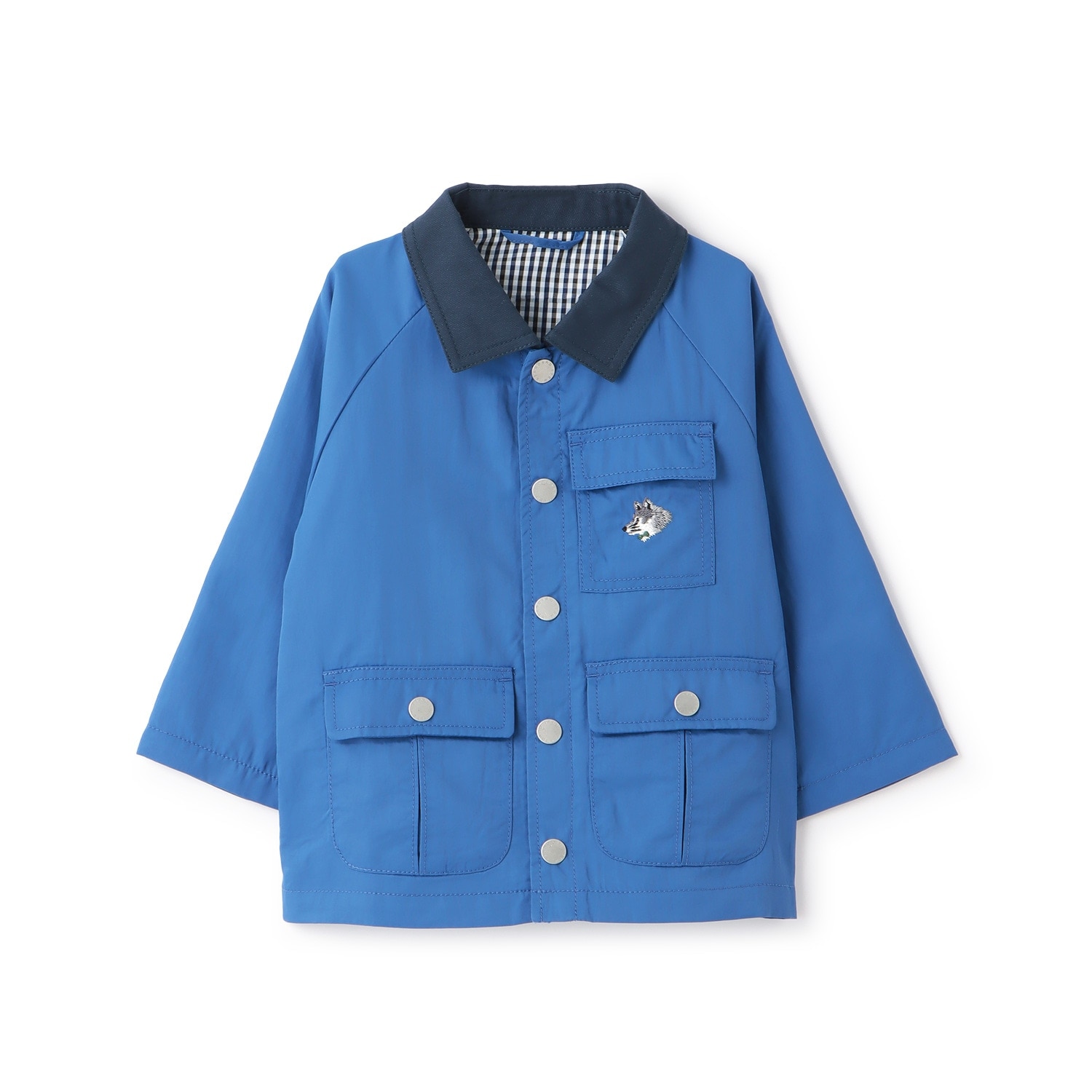 オオカミ刺しゅうハンティングジャケット