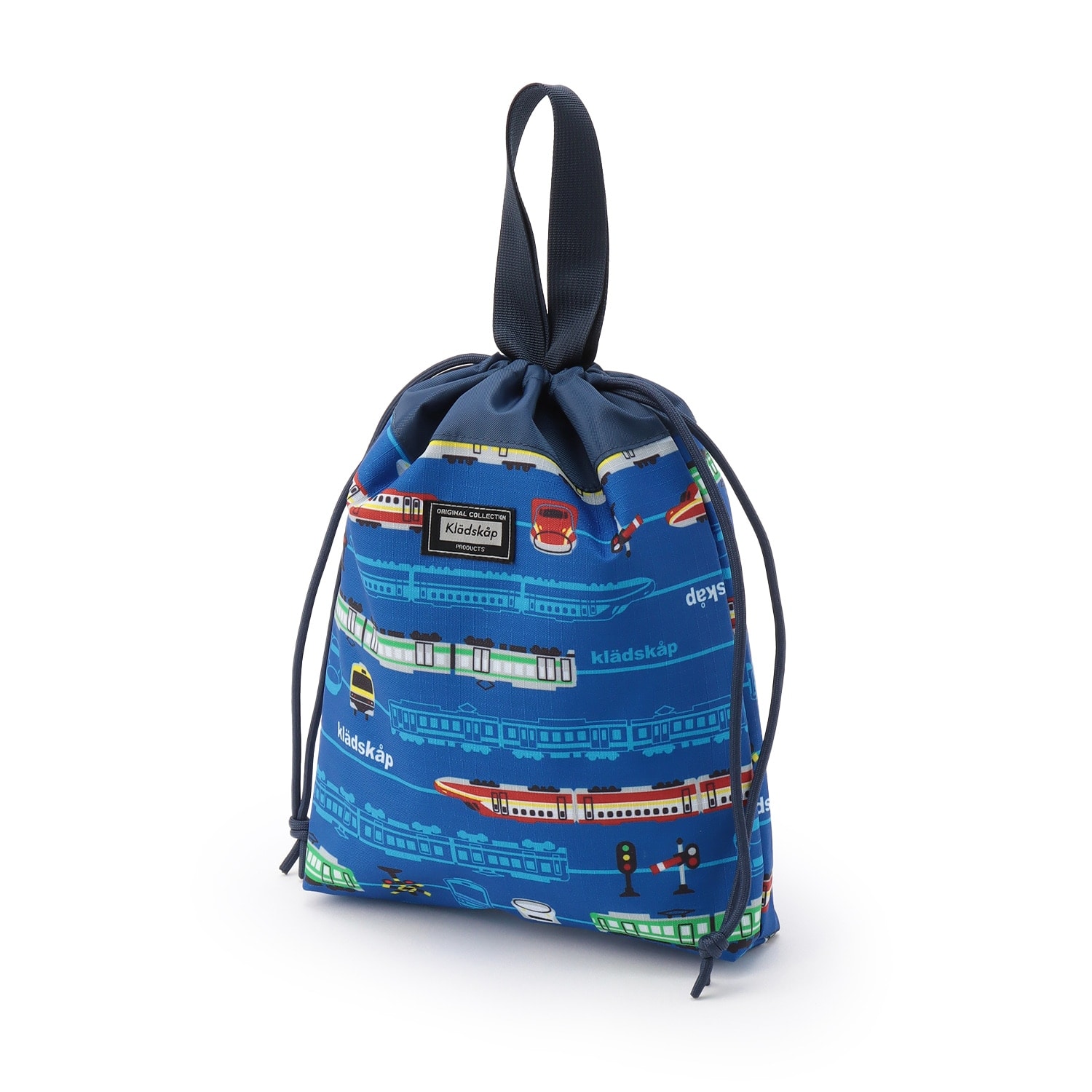 総柄シューズバッグ