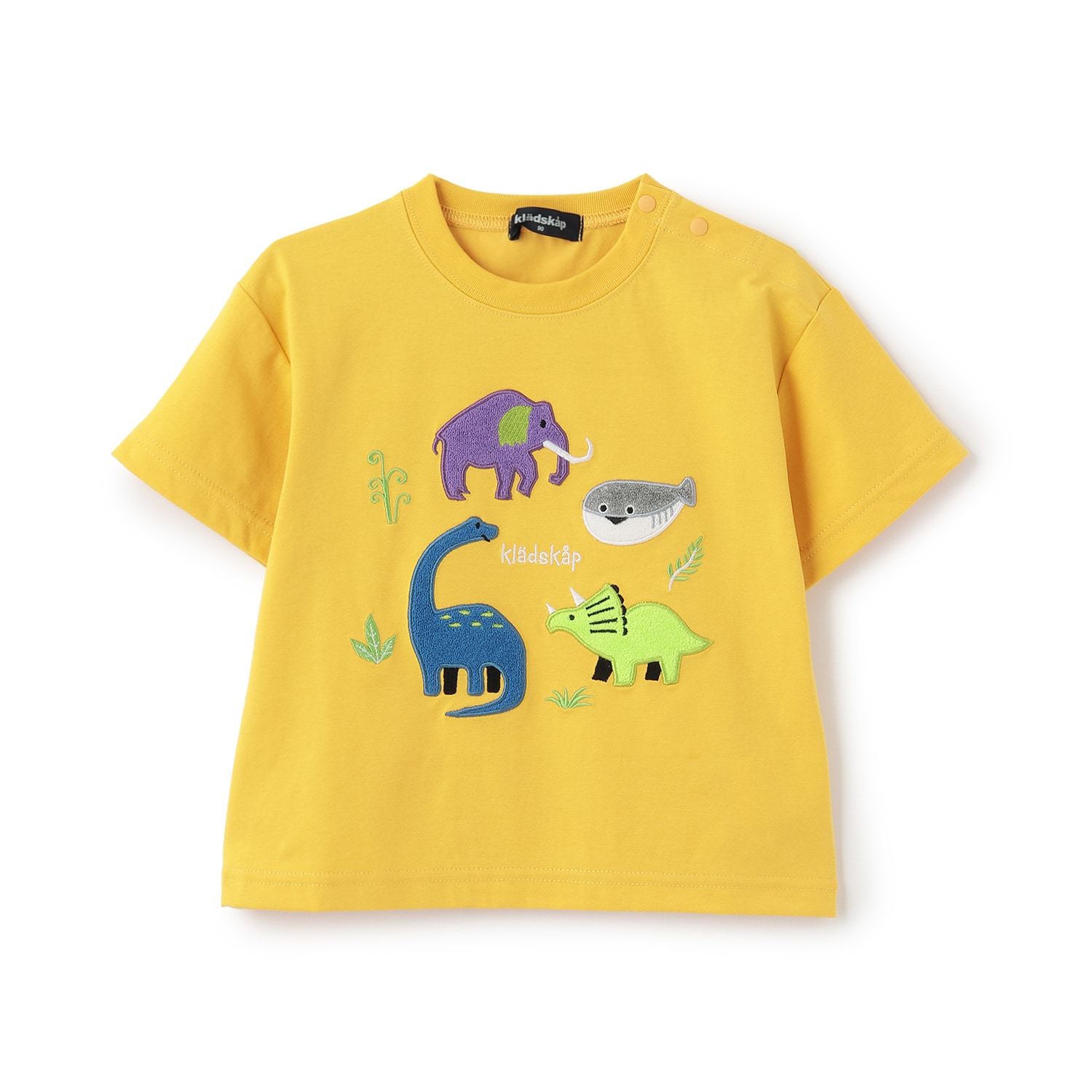 太古のいきものアップリケ半袖Tシャツ