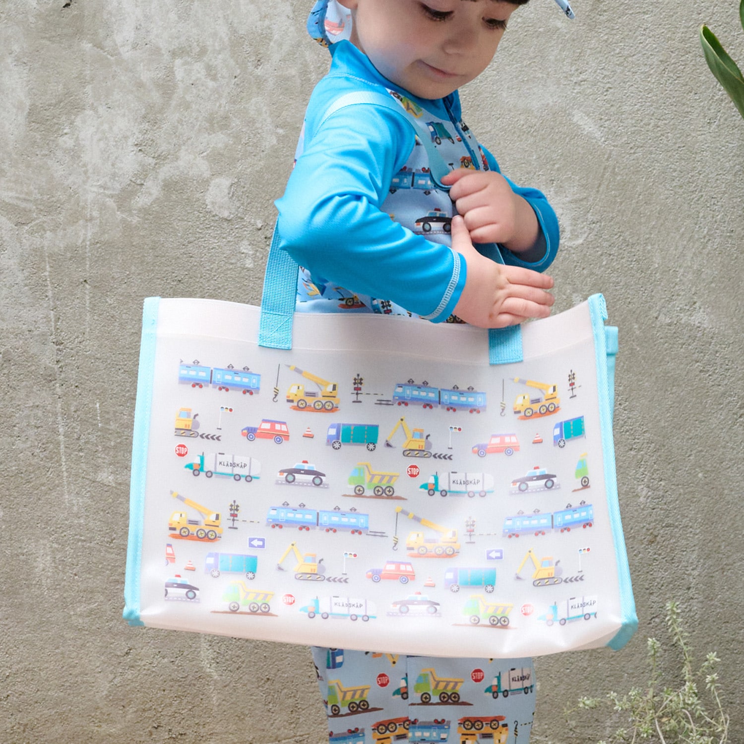 総柄プールバッグ